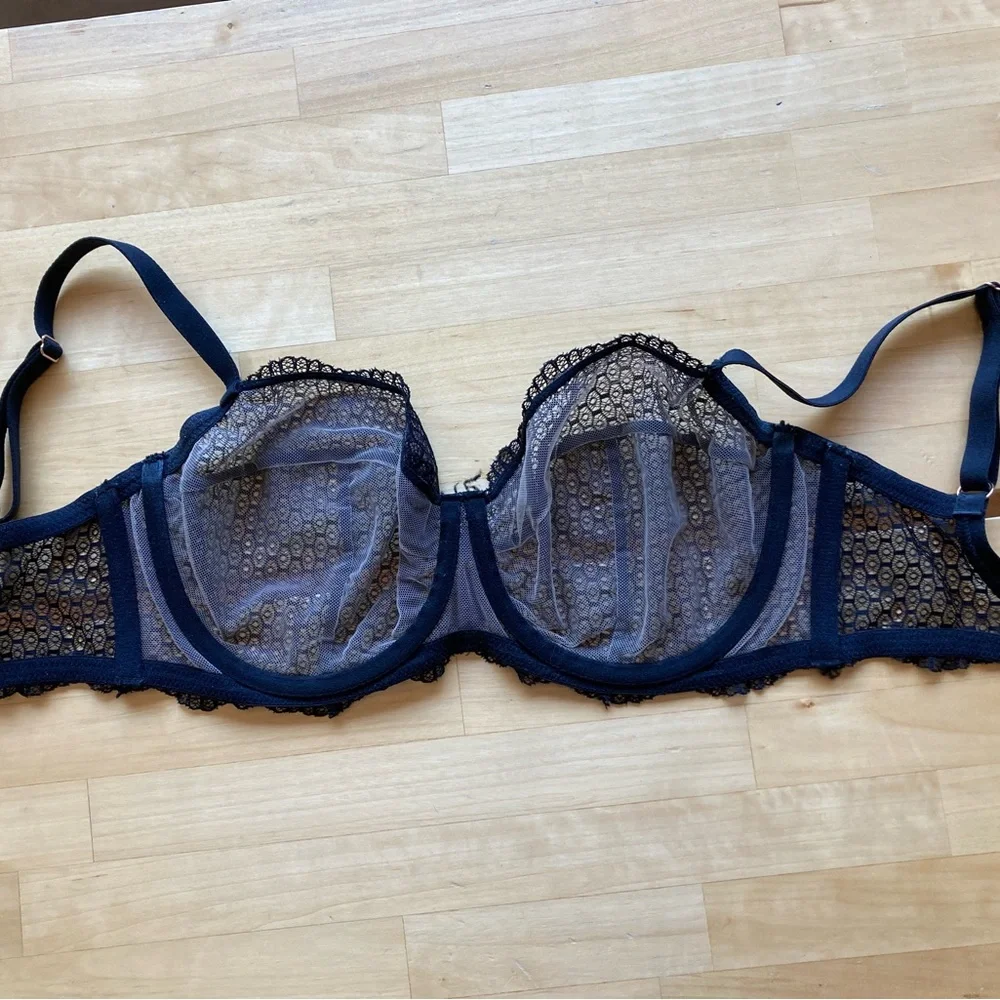 Beija London 30FF black Waves balconette bra - Picture 4 of 4